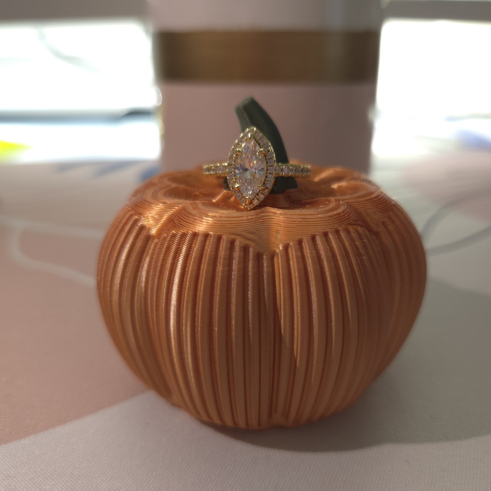 Modern Gents Vanessa Gold Marquise Lab Created Diamond Ring Size 5